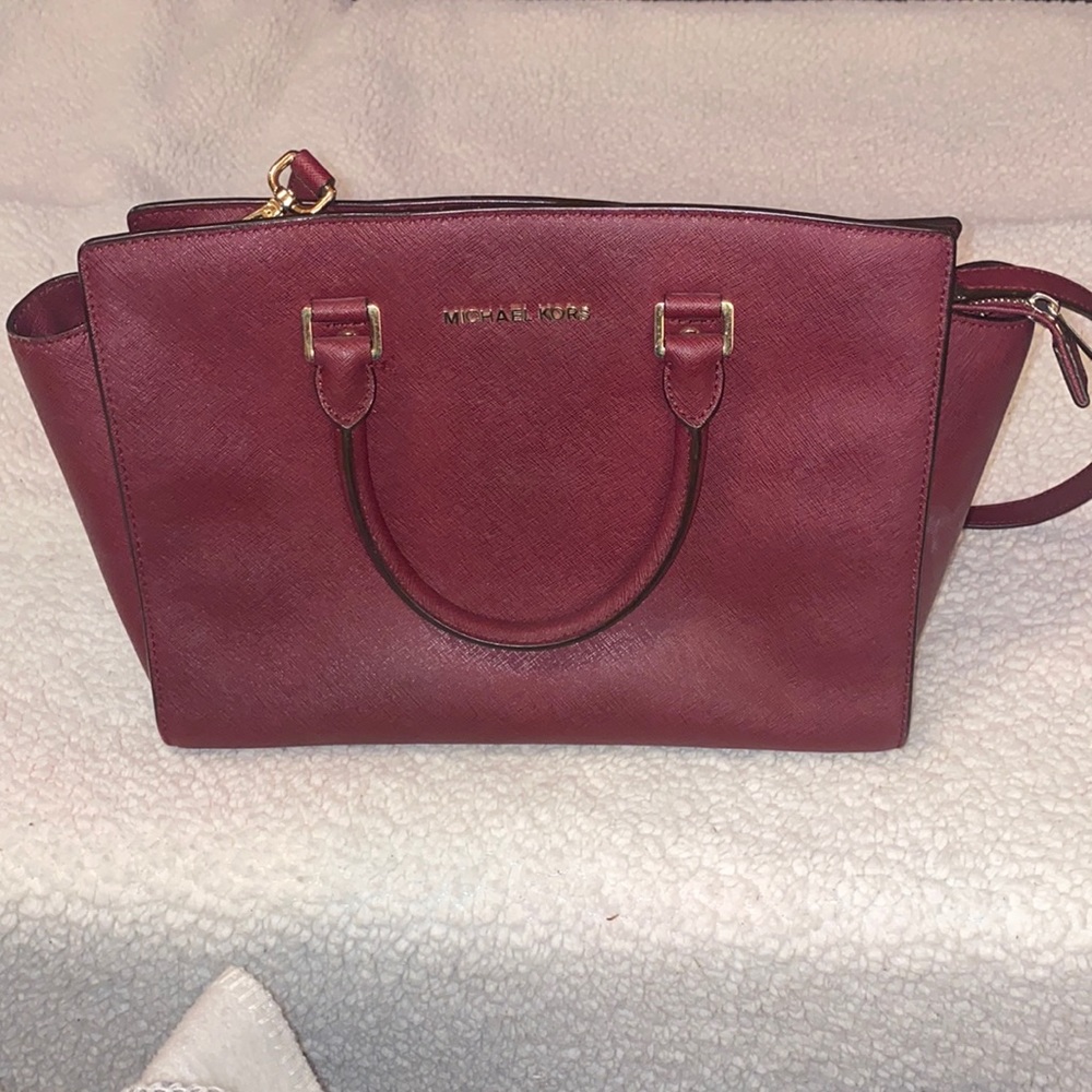 Michael Kors Saffiano Leather Convertible Tote